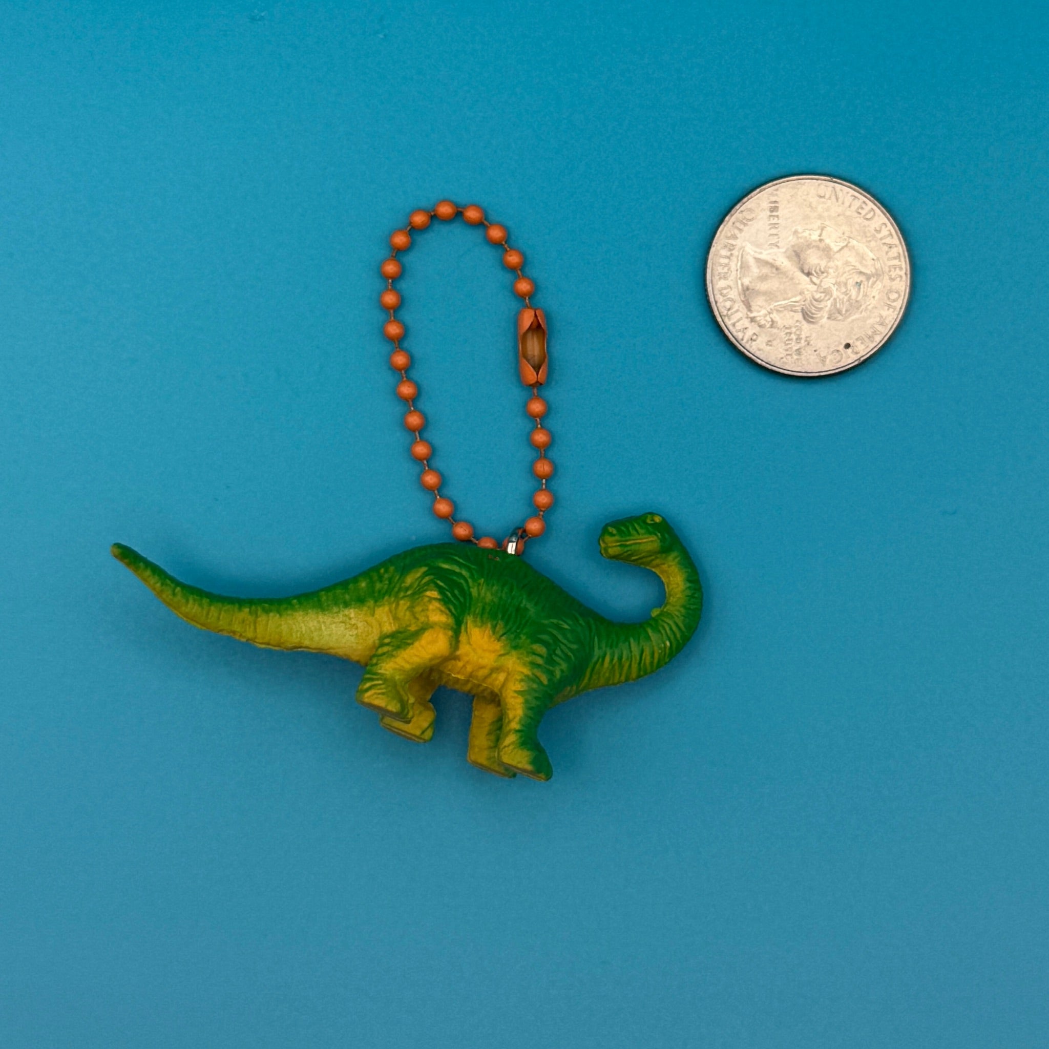 Mini 1' Colorful Toy Dinosaur Mini  s -  vintage keychain vintage charms for bag nostalgia vintage keychains y2k collectible - Bag Crap