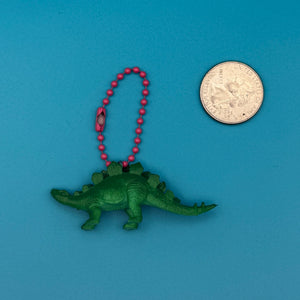 Mini 1' Colorful Toy Dinosaur  s -  vintage keychain vintage charms for bag nostalgia vintage keychains y2k collectible - Bag Crap