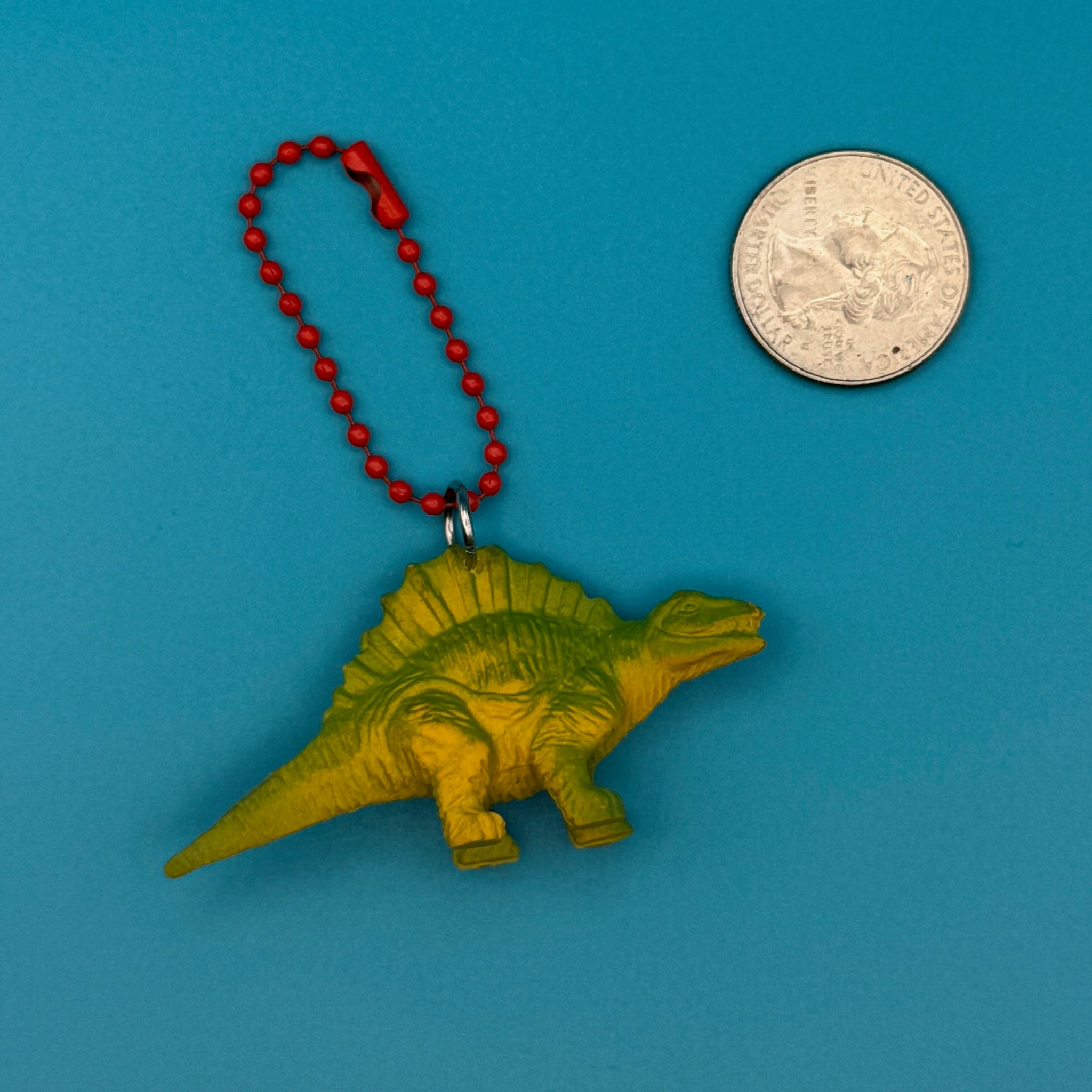 Mini 1' Colorful Toy Dinosaur Mini  s -  vintage keychain vintage charms for bag nostalgia vintage keychains y2k collectible - Bag Crap
