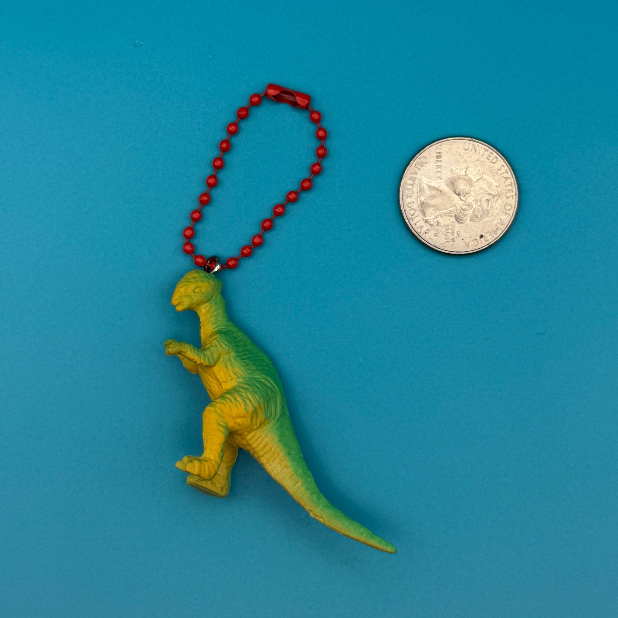 Mini 1' Colorful Toy Dinosaur Mini  s -  vintage keychain vintage charms for bag nostalgia vintage keychains y2k collectible - Bag Crap