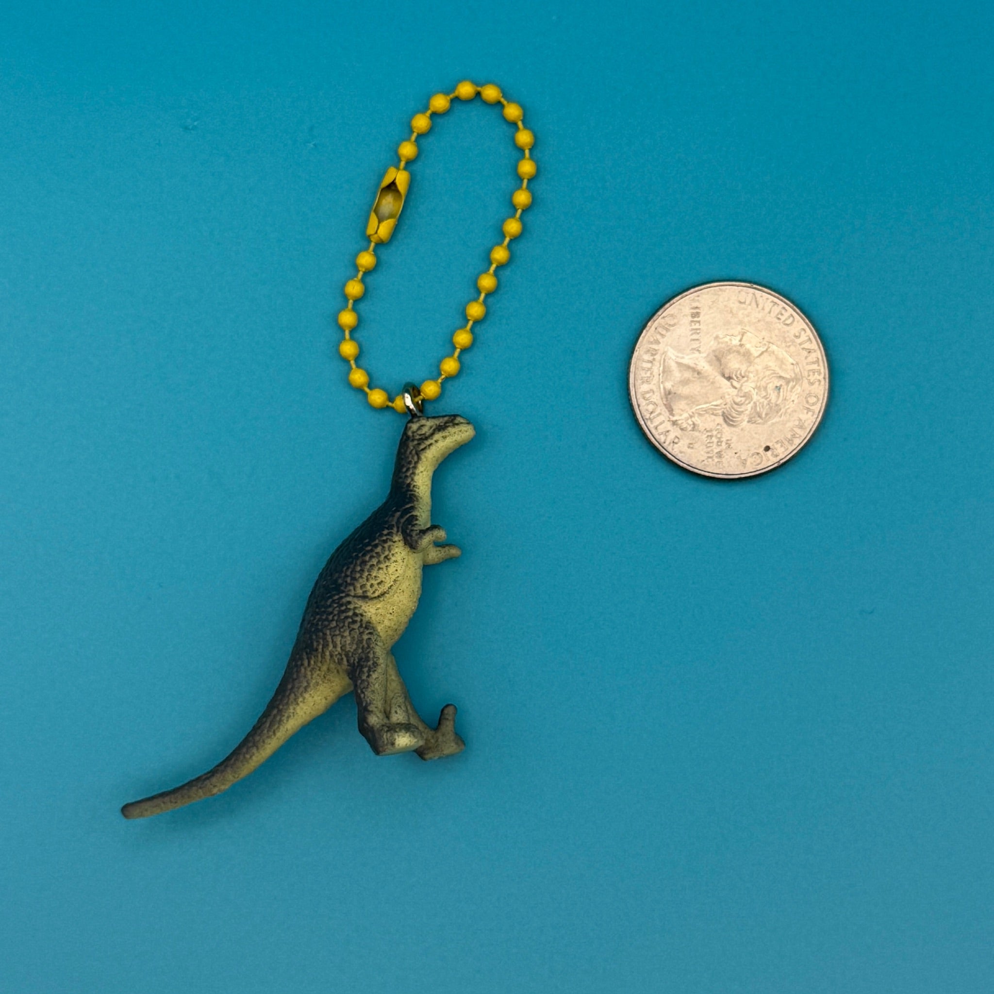 Mini 1' Colorful Toy Dinosaur Mini  s -  vintage keychain vintage charms for bag nostalgia vintage keychains y2k collectible - Bag Crap