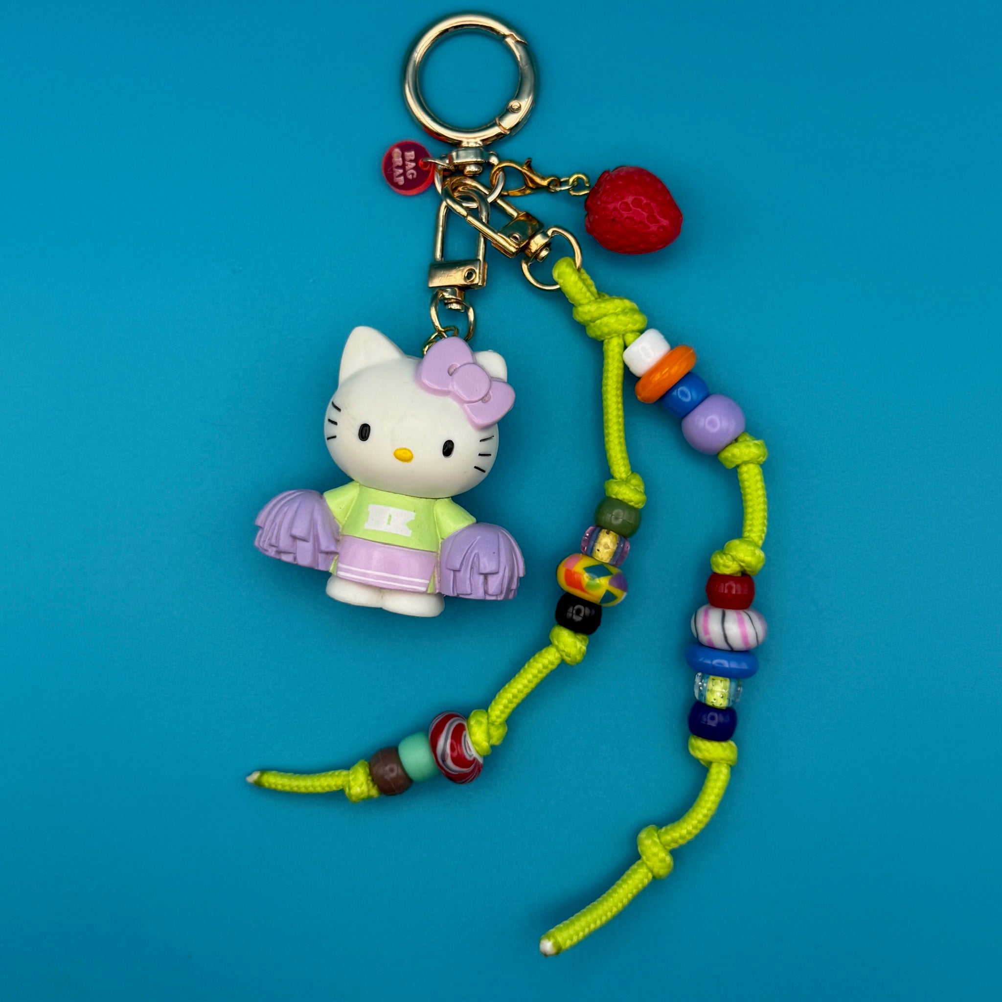 Cheerleading Hello Kitty   Pack - hello kitty sanrio japan kawaii rare vintage keychain vintage charms for bag nostalgia vintage keychains y2k collectible - Bag Crap