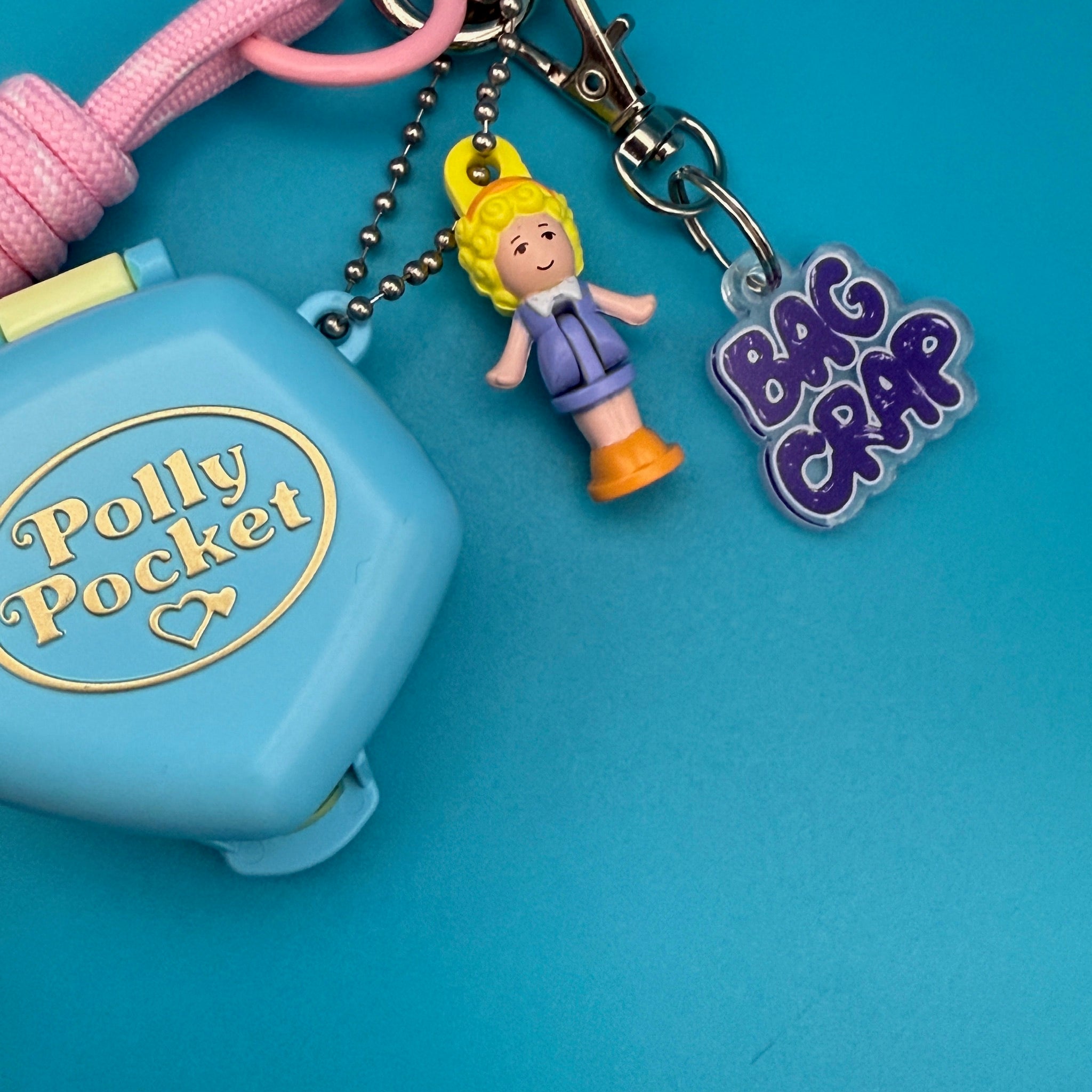 Retro Polly Pocket Paracord   Pack - vintage bag charm packs nostalgia vintage y2k vintage keychain vintage charms for bag nostalgia vintage keychains y2k collectible - Bag Crap
