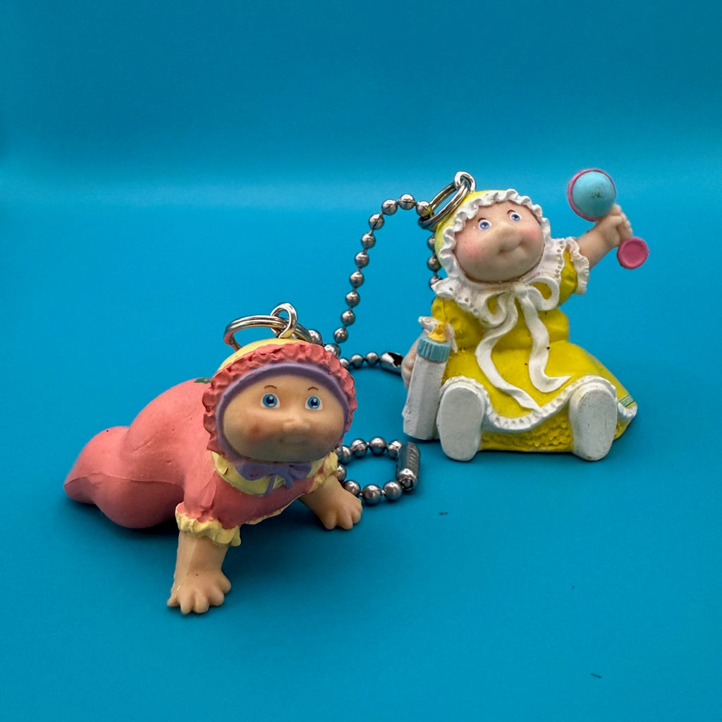 Vintage 1980s Cabbage Patch Kids Baby Bag Charms