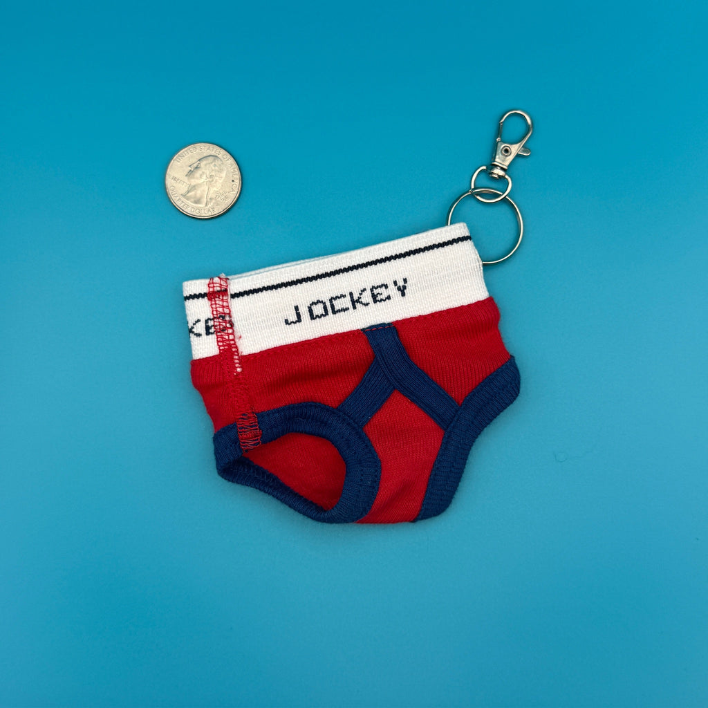 Vintage 1980s Jockey Briefs Keychains
