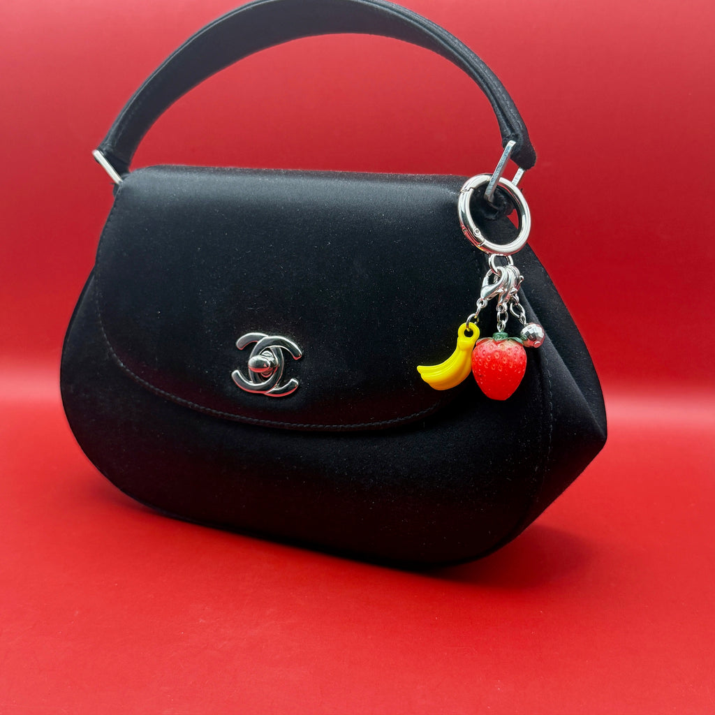 Vintage Banana Strawberry Mini Trinket Bag Charm Pack