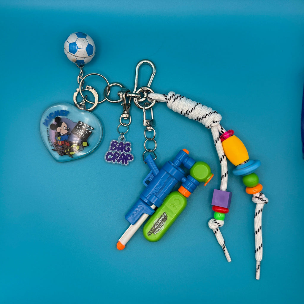 Vintage Super Soaker Bag Charm Pack