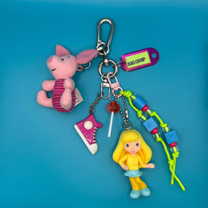 Piglet    Pack - vintage bag charm packs nostalgia vintage y2k vintage keychain vintage charms for bag nostalgia vintage keychains y2k collectible - Bag Crap