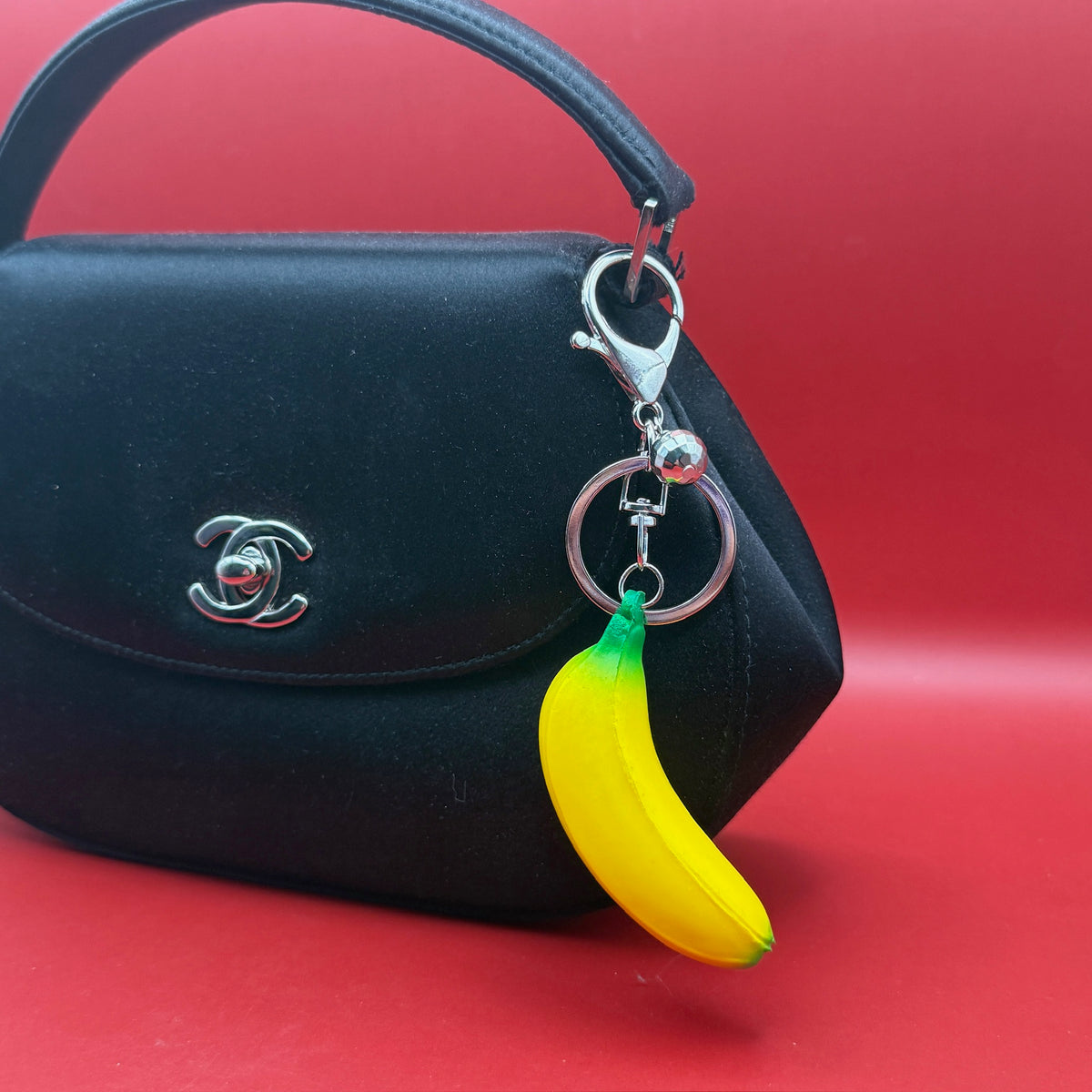 Disco Banana -  vintage keychain vintage charms for bag nostalgia vintage keychains y2k collectible - Bag Crap