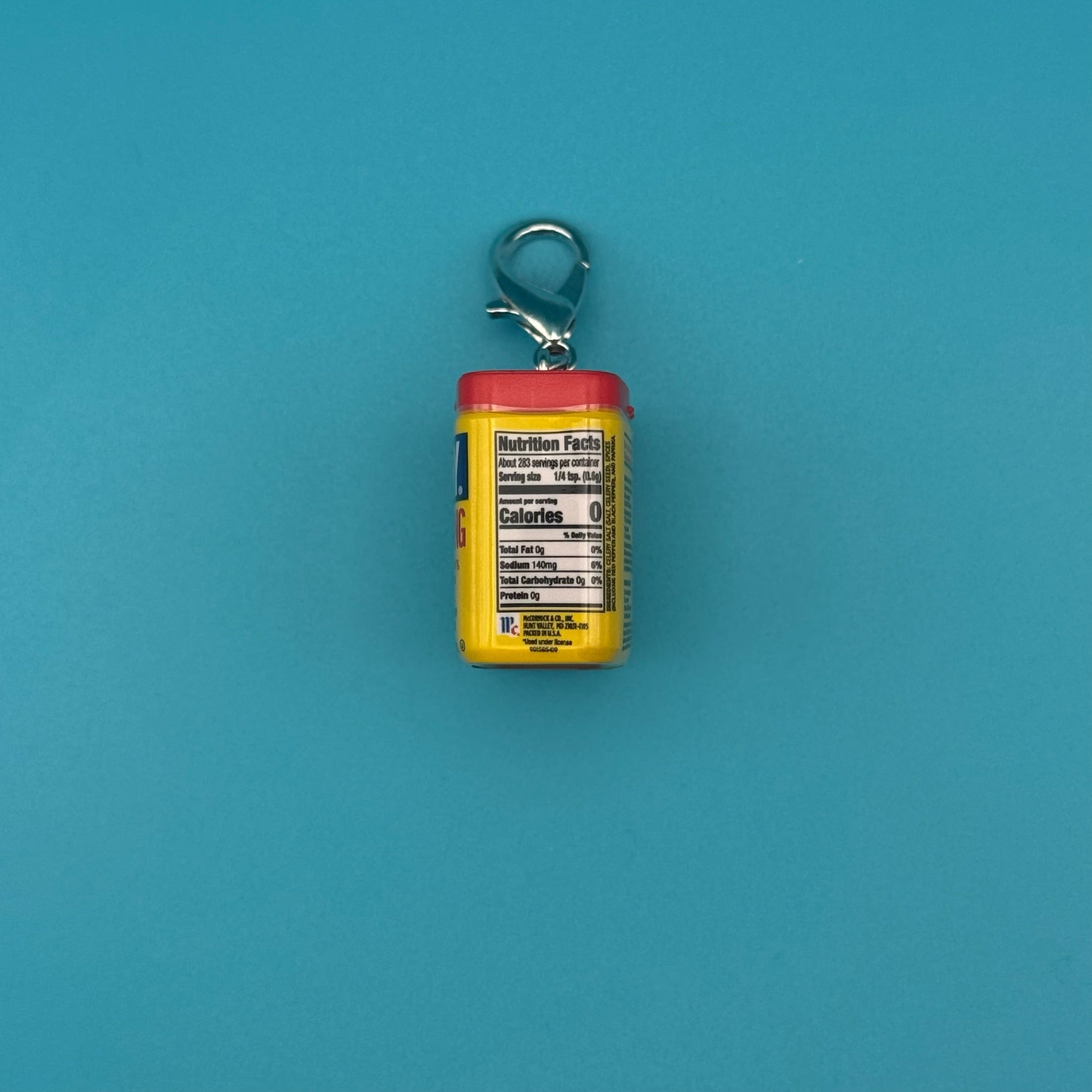 Mini Old Bay Seasoning -  vintage keychain vintage charms for bag nostalgia vintage keychains y2k collectible - Bag Crap