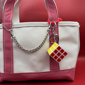 Disco Ball Rubik's Cube -  vintage keychain vintage charms for bag nostalgia vintage keychains y2k collectible - Bag Crap