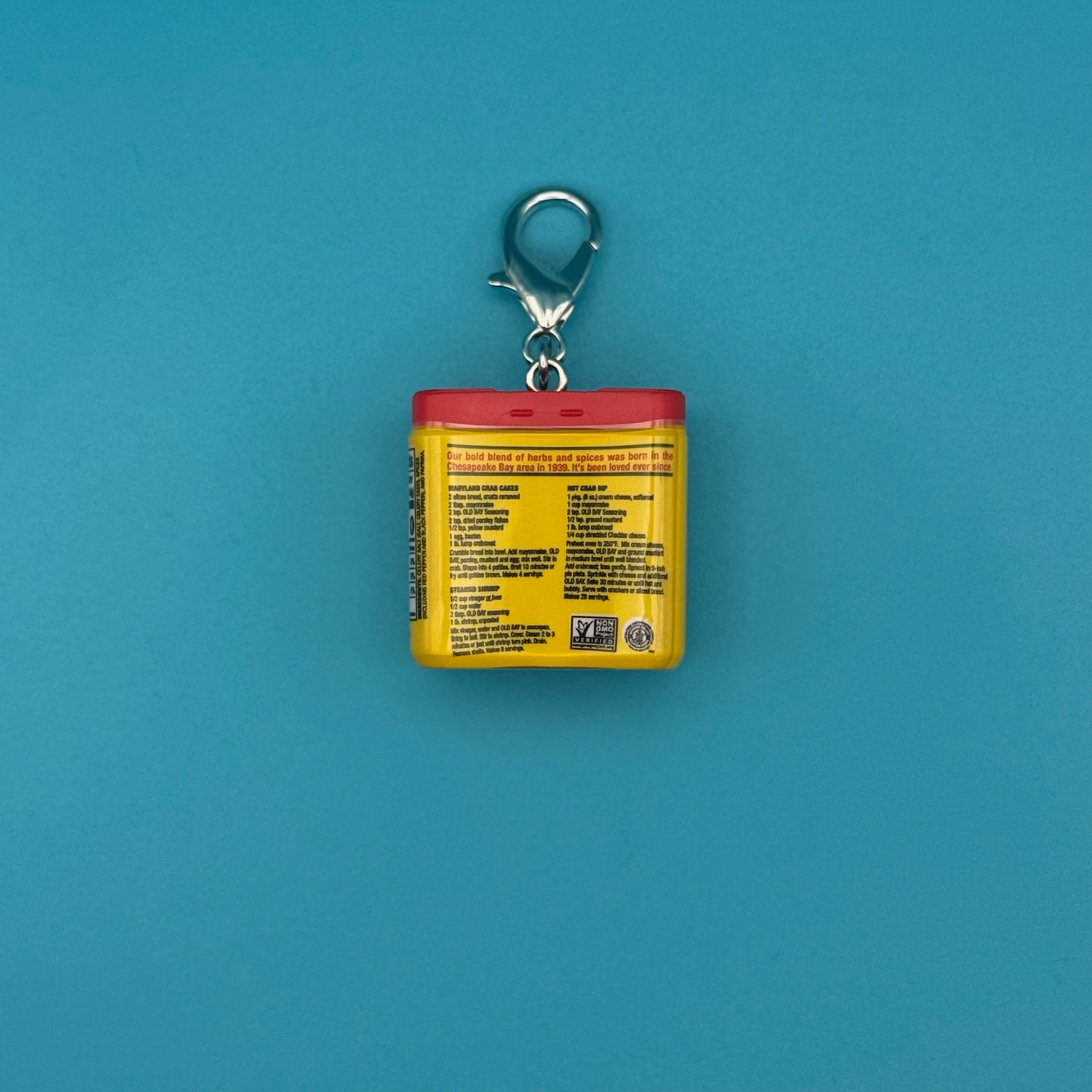 Mini Old Bay Seasoning -  vintage keychain vintage charms for bag nostalgia vintage keychains y2k collectible - Bag Crap