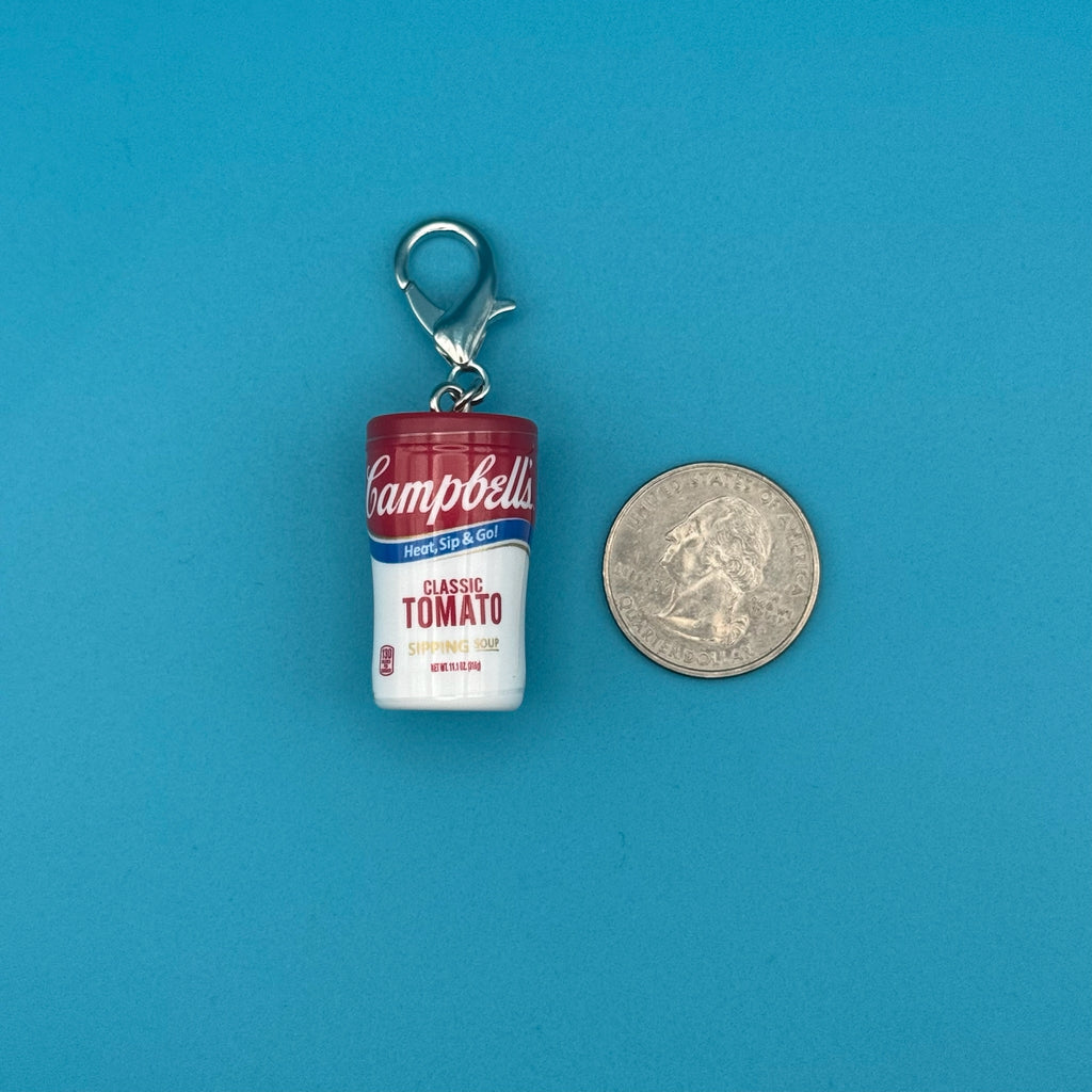 Mini Campbell's Classic Tomato Soup Bag Charm