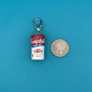 Mini Campbell's Classic Tomato Soup -  vintage keychain vintage charms for bag nostalgia vintage keychains y2k collectible - Bag Crap