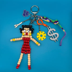 Beaded Betty Boop   Pack - vintage bag charm packs nostalgia vintage y2k vintage keychain vintage charms for bag nostalgia vintage keychains y2k collectible - Bag Crap