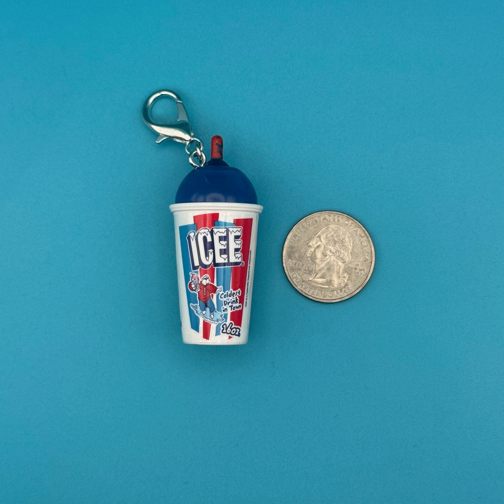 Mini ICEE Drink -  vintage keychain vintage charms for bag nostalgia vintage keychains y2k collectible - Bag Crap