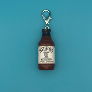 Mini Stubb's Original Bar-B-Q Sauce -  vintage keychain vintage charms for bag nostalgia vintage keychains y2k collectible - Bag Crap