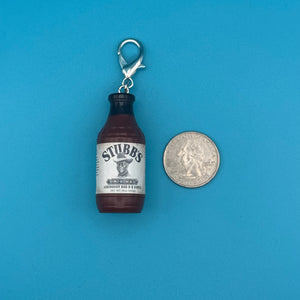 Mini Stubb's Original Bar-B-Q Sauce -  vintage keychain vintage charms for bag nostalgia vintage keychains y2k collectible - Bag Crap
