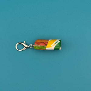 Mini Subway Sandwich -  vintage keychain vintage charms for bag nostalgia vintage keychains y2k collectible - Bag Crap