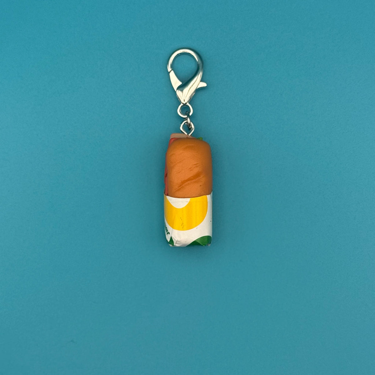 Mini Subway Turkey Sandwich -  vintage keychain vintage charms for bag nostalgia vintage keychains y2k collectible - Bag Crap