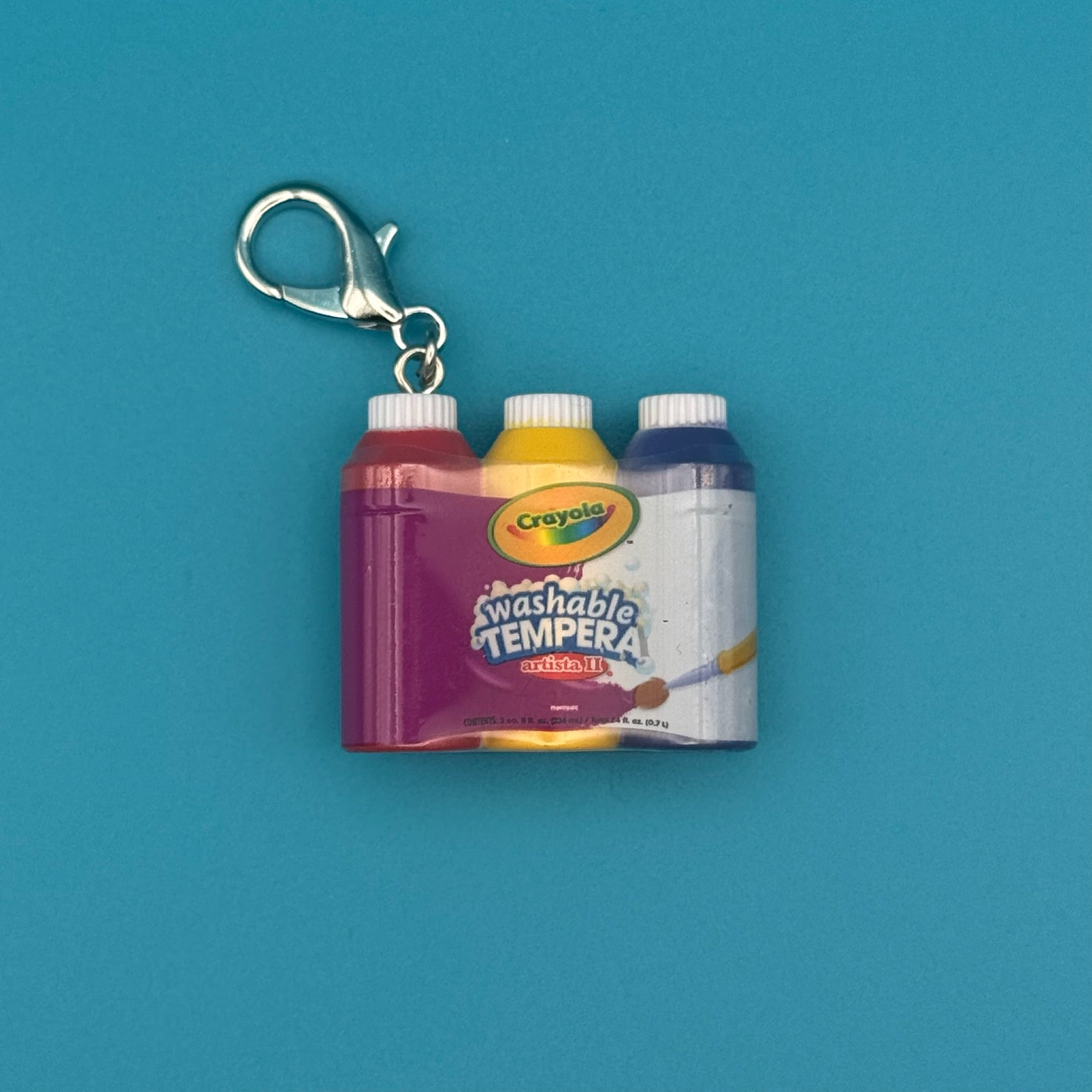 Mini Crayola Craft Paint -  vintage keychain vintage charms for bag nostalgia vintage keychains y2k collectible - Bag Crap
