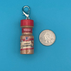 Mini McCormick Ground Cinnamon -  vintage keychain vintage charms for bag nostalgia vintage keychains y2k collectible - Bag Crap