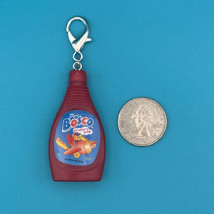 Mini The Original Bosco Strawberry Syrup -  vintage keychain vintage charms for bag nostalgia vintage keychains y2k collectible - Bag Crap