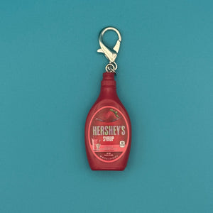 Mini Hershey's Strawberry Syrup -  vintage keychain vintage charms for bag nostalgia vintage keychains y2k collectible - Bag Crap
