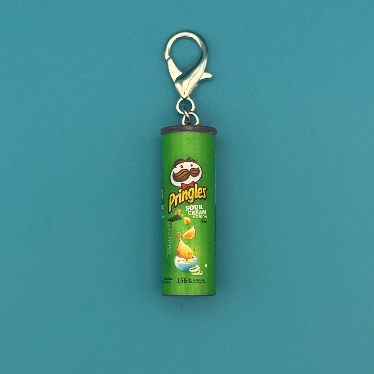 Mini Pringles Sour Cream and Onion Chips -  vintage keychain vintage charms for bag nostalgia vintage keychains y2k collectible - Bag Crap