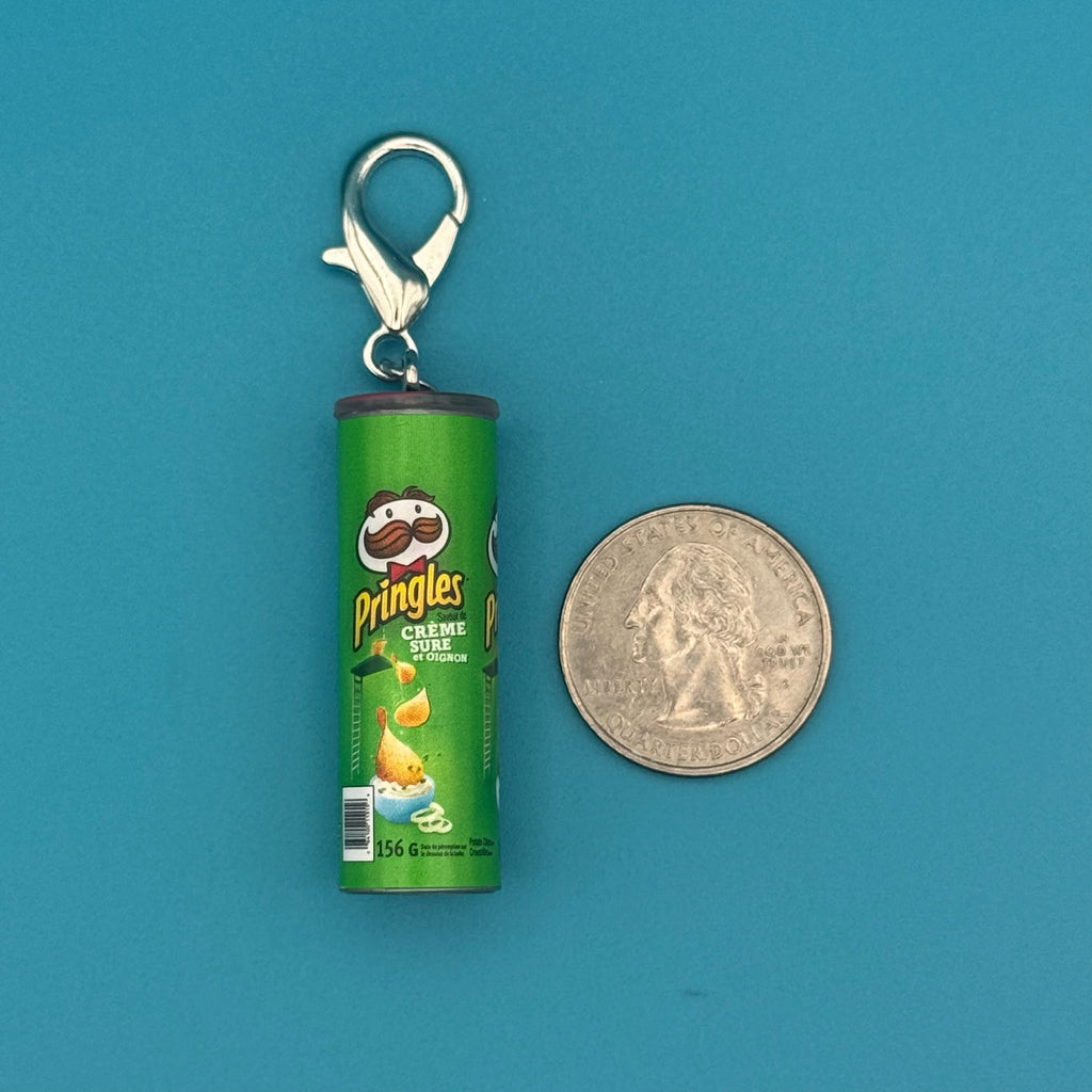 Mini Pringles Sour Cream and Onion Chips Bag Charm