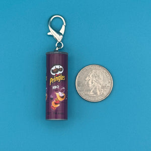 Mini Pringles BBQ Chips -  vintage keychain vintage charms for bag nostalgia vintage keychains y2k collectible - Bag Crap