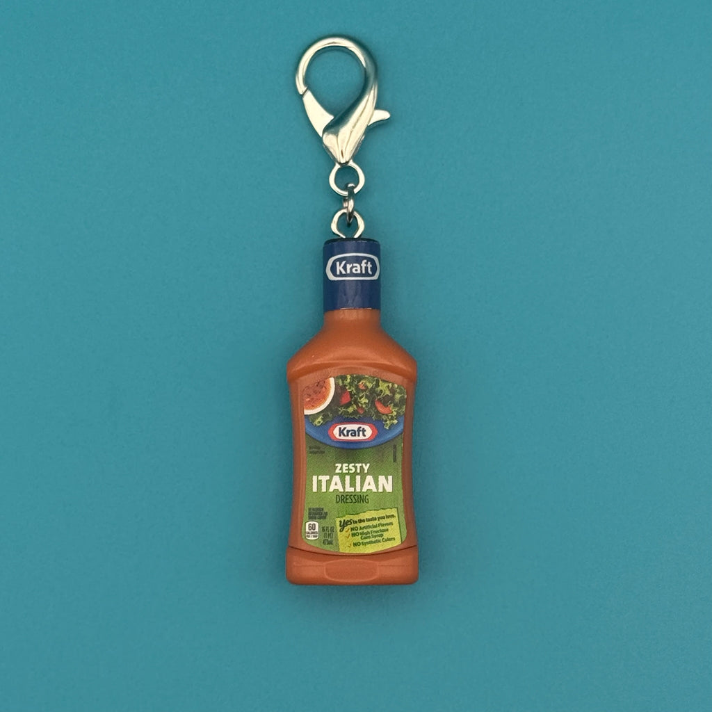Mini Kraft Zesty Italian Dressing Bag Charm