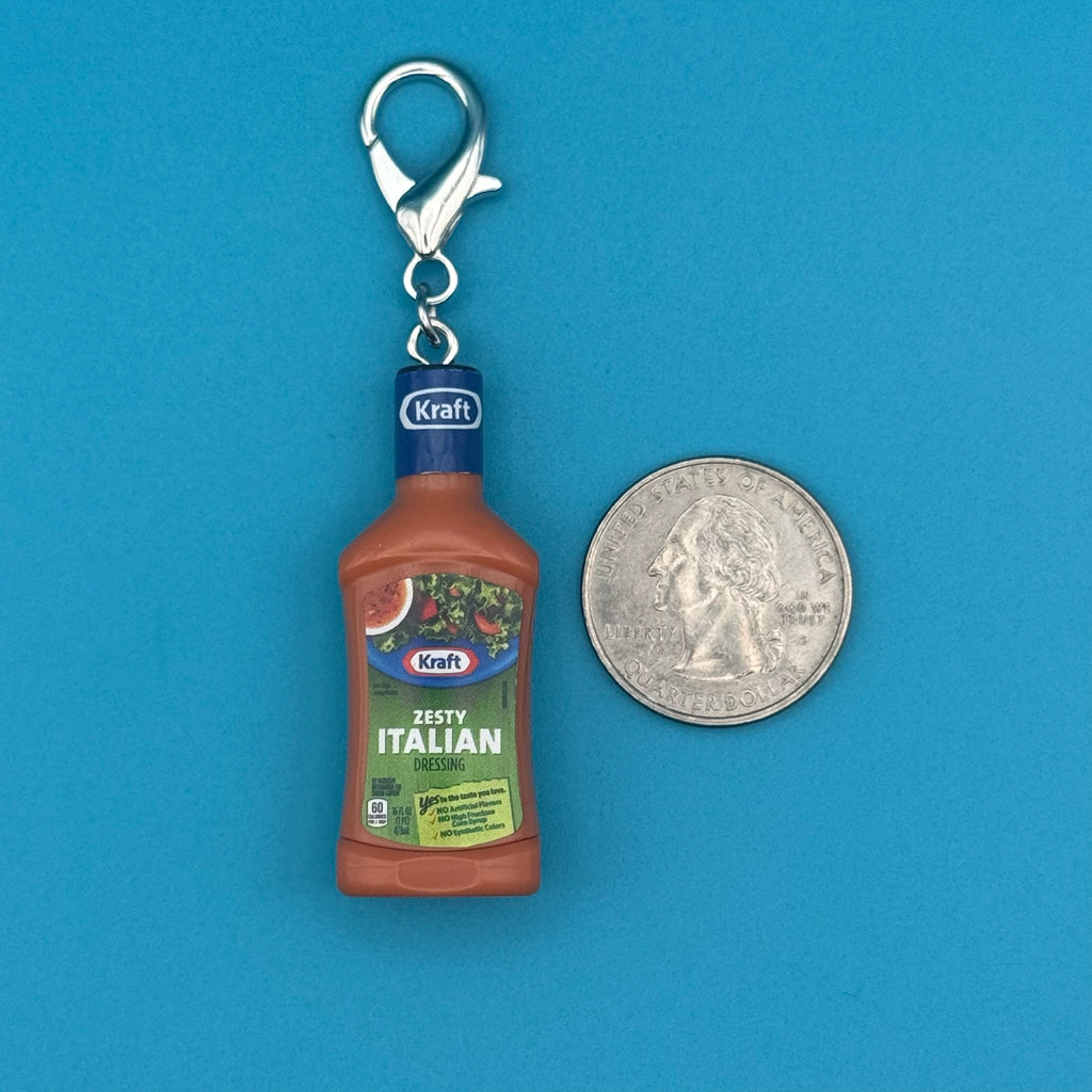 Mini Kraft Zesty Italian Dressing Bag Charm