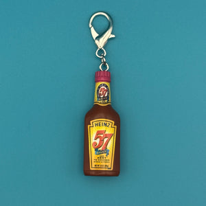 Mini Heinz 57 Sauce -  vintage keychain vintage charms for bag nostalgia vintage keychains y2k collectible - Bag Crap