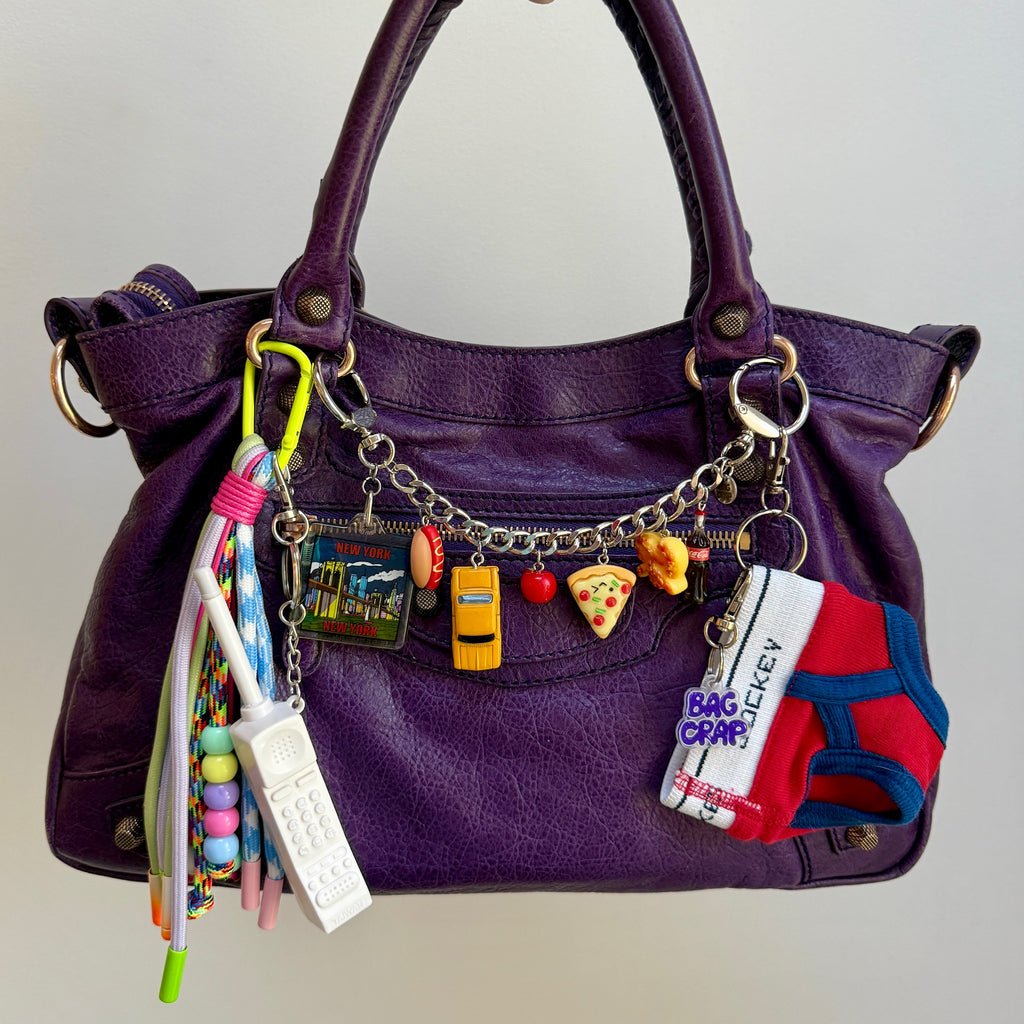 Vintage 'I Heart NYC' Bag Charm Chain