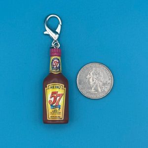 Mini Heinz 57 Sauce -  vintage keychain vintage charms for bag nostalgia vintage keychains y2k collectible - Bag Crap