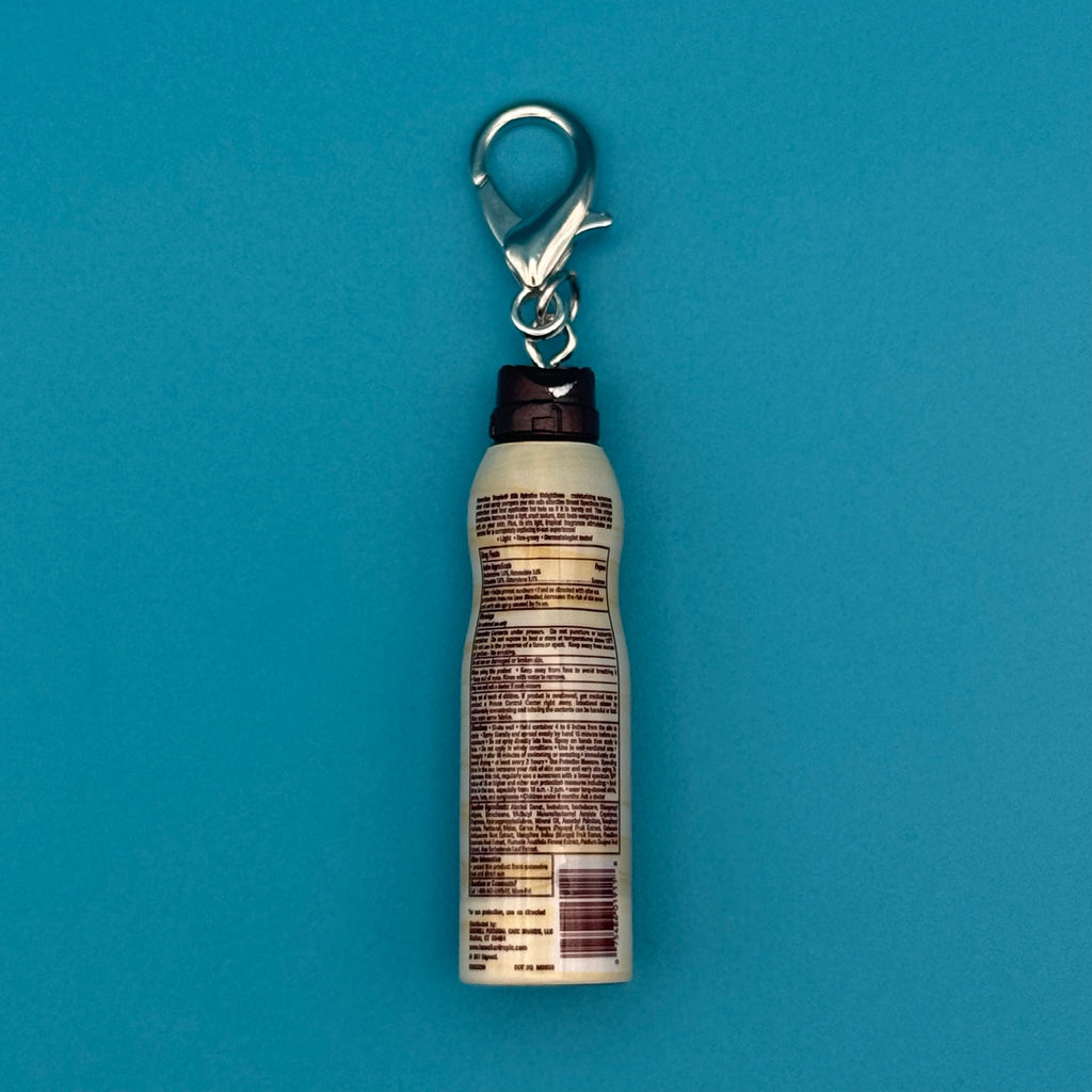 Mini Hawaiian Tropic SPF 15 Spray Sunscreen Bag Charm