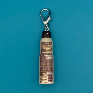 Mini Hawaiian Tropic SPF 15 Spray Sunscreen -  vintage keychain vintage charms for bag nostalgia vintage keychains y2k collectible - Bag Crap