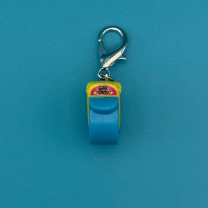 Mini Push Pop Blue Raspberry Gummy Roll -  vintage keychain vintage charms for bag nostalgia vintage keychains y2k collectible - Bag Crap