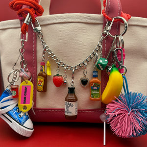 Mini Heinz 57 Sauce -  vintage keychain vintage charms for bag nostalgia vintage keychains y2k collectible - Bag Crap