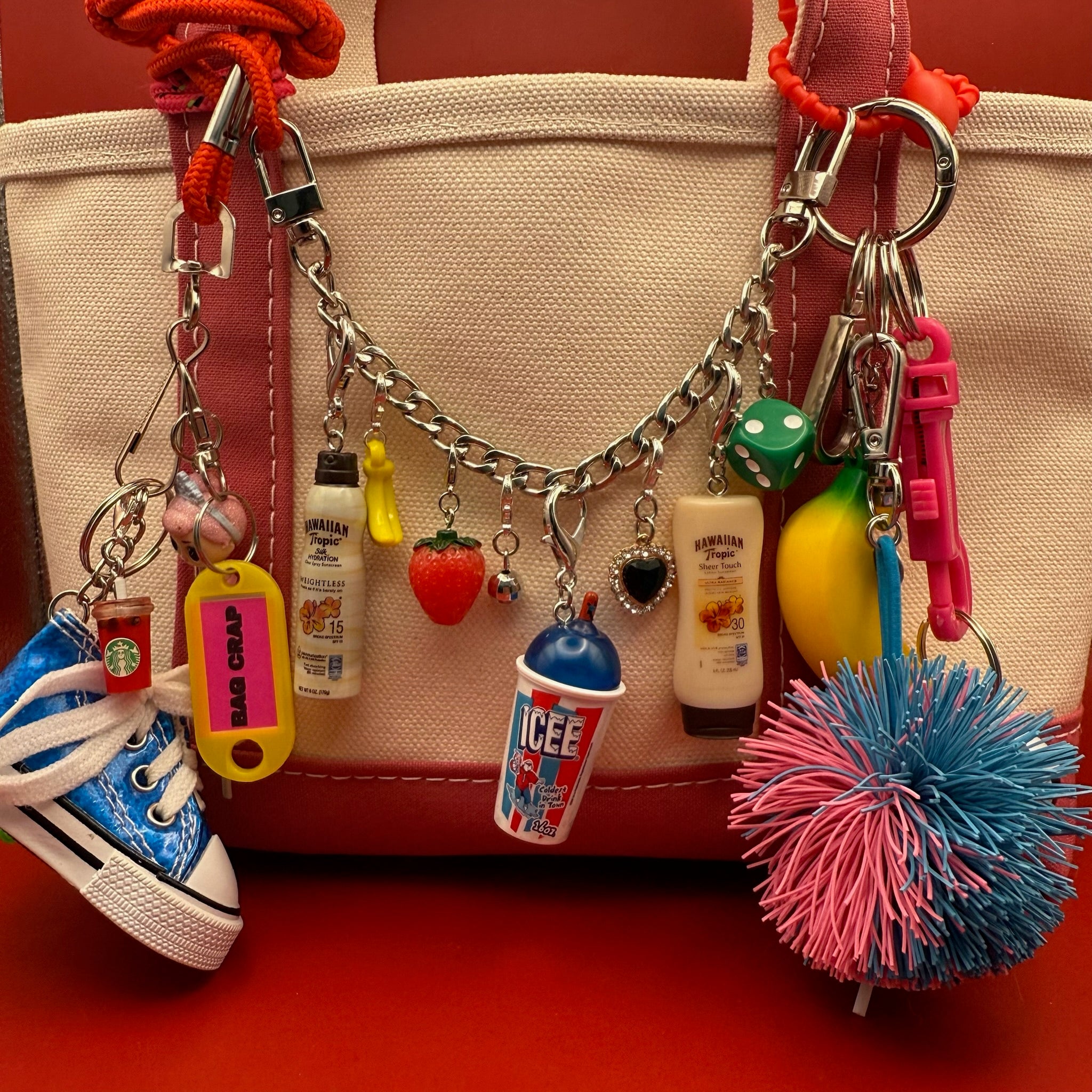 Mini ICEE Drink -  vintage keychain vintage charms for bag nostalgia vintage keychains y2k collectible - Bag Crap