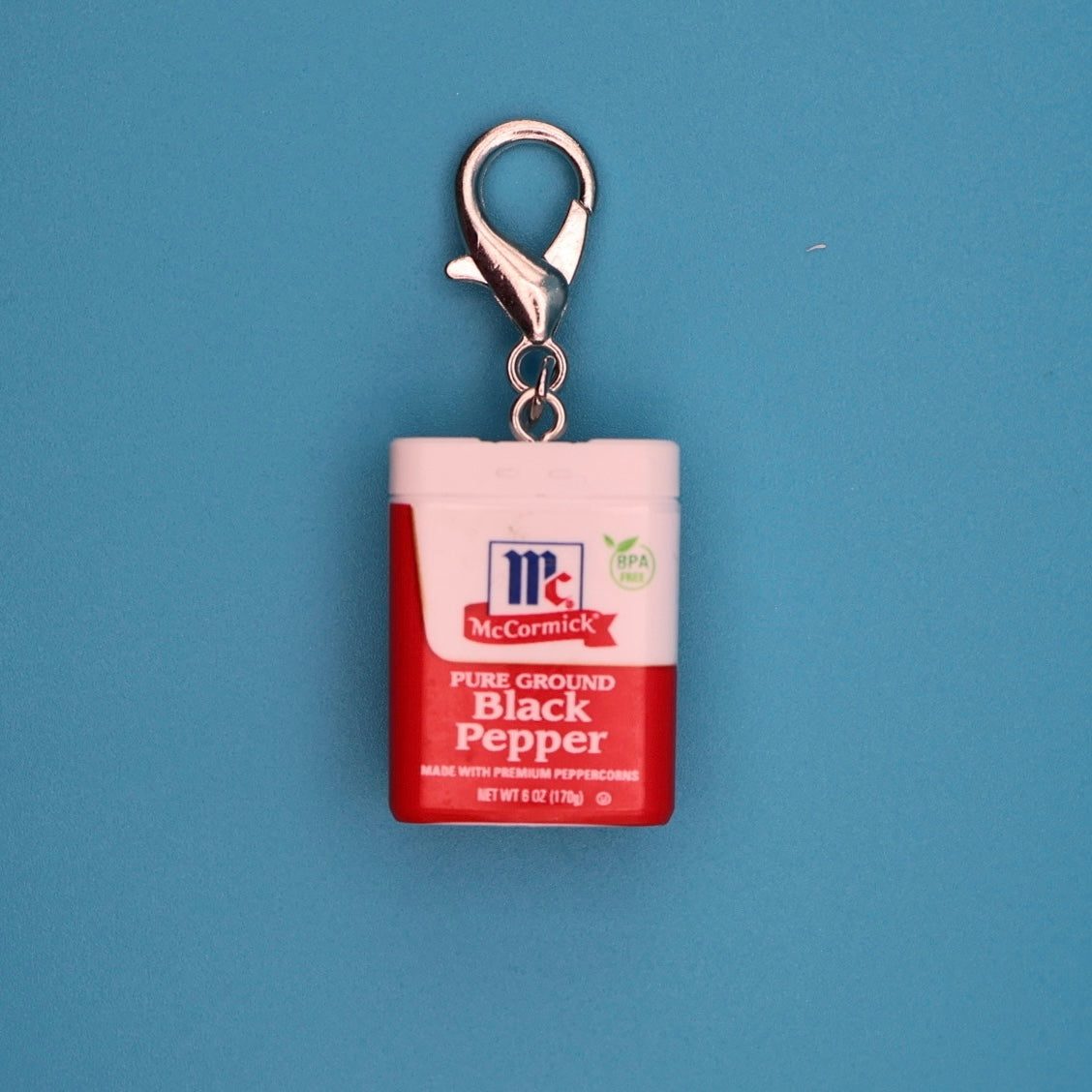 Mini McCormick Black Pepper -  vintage keychain vintage charms for bag nostalgia vintage keychains y2k collectible - Bag Crap
