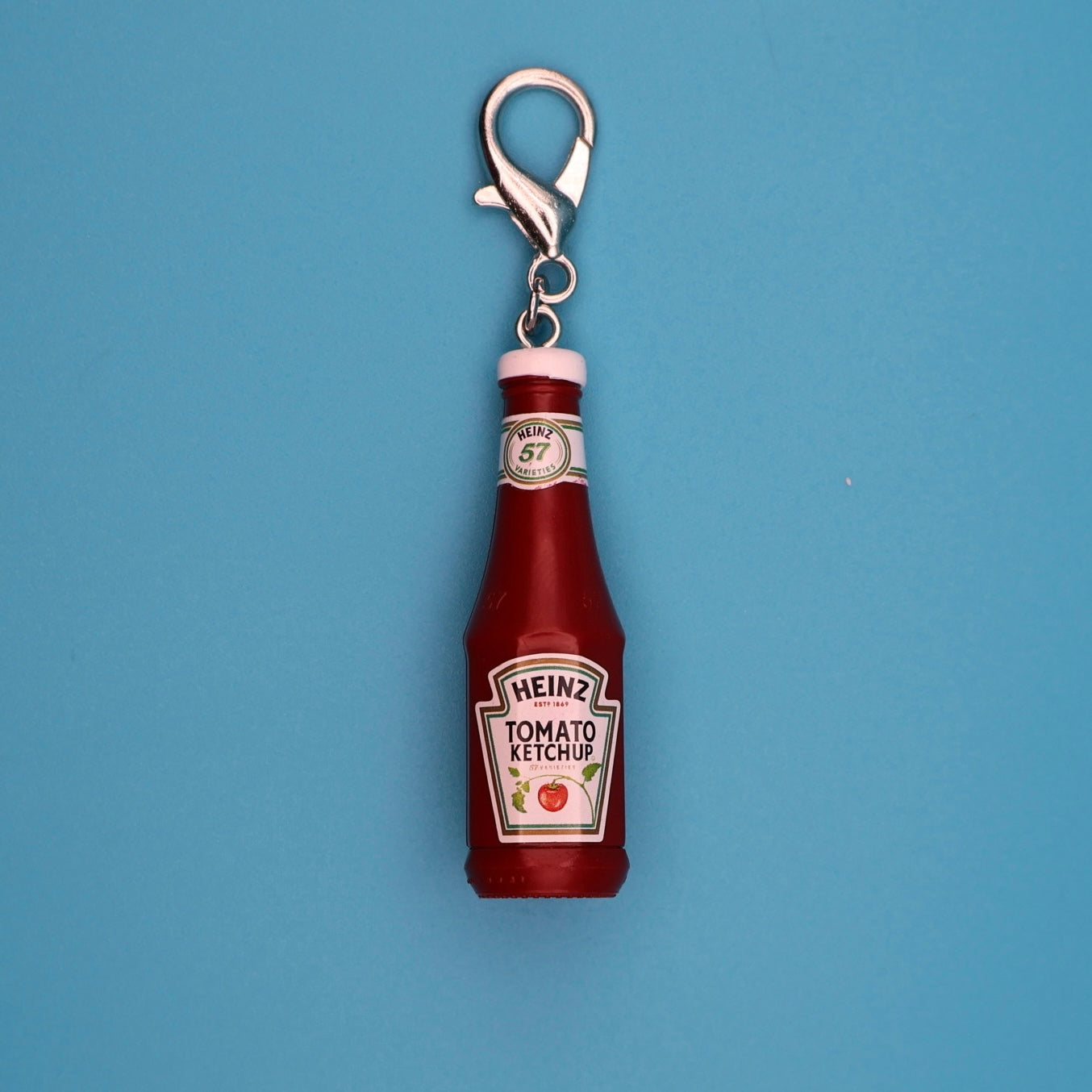Mini Heinz Tomato Ketchup -  vintage keychain vintage charms for bag nostalgia vintage keychains y2k collectible - Bag Crap