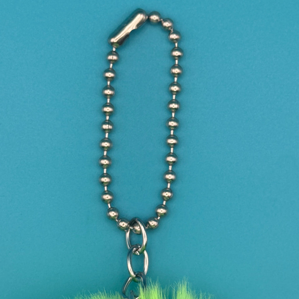 Neon Green Pom Pom Walking Weirdo Bag Charm