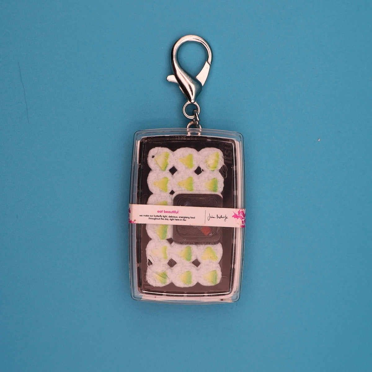 Mini Avacado Roll Sushi Set Bag Charm