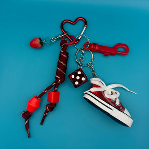 Monochromatic Red   Pack - vintage bag charm packs nostalgia vintage y2k vintage keychain vintage charms for bag nostalgia vintage keychains y2k collectible - Bag Crap