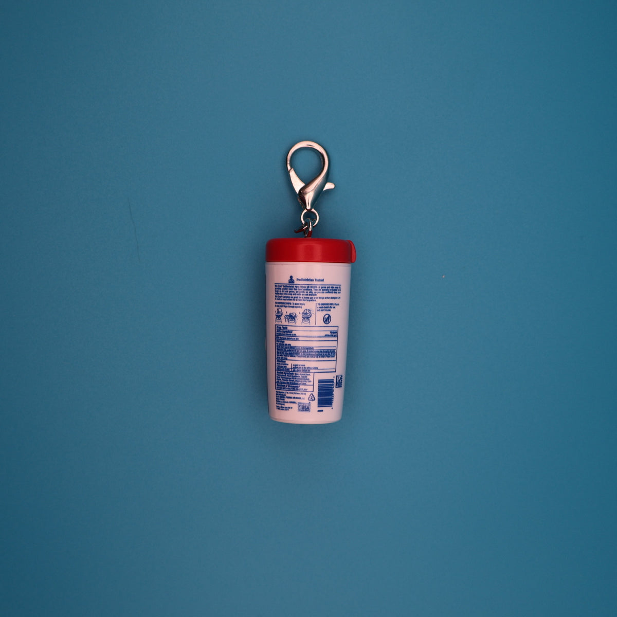 Mini Wet Ones Red Wipes -  vintage keychain vintage charms for bag nostalgia vintage keychains y2k collectible - Bag Crap