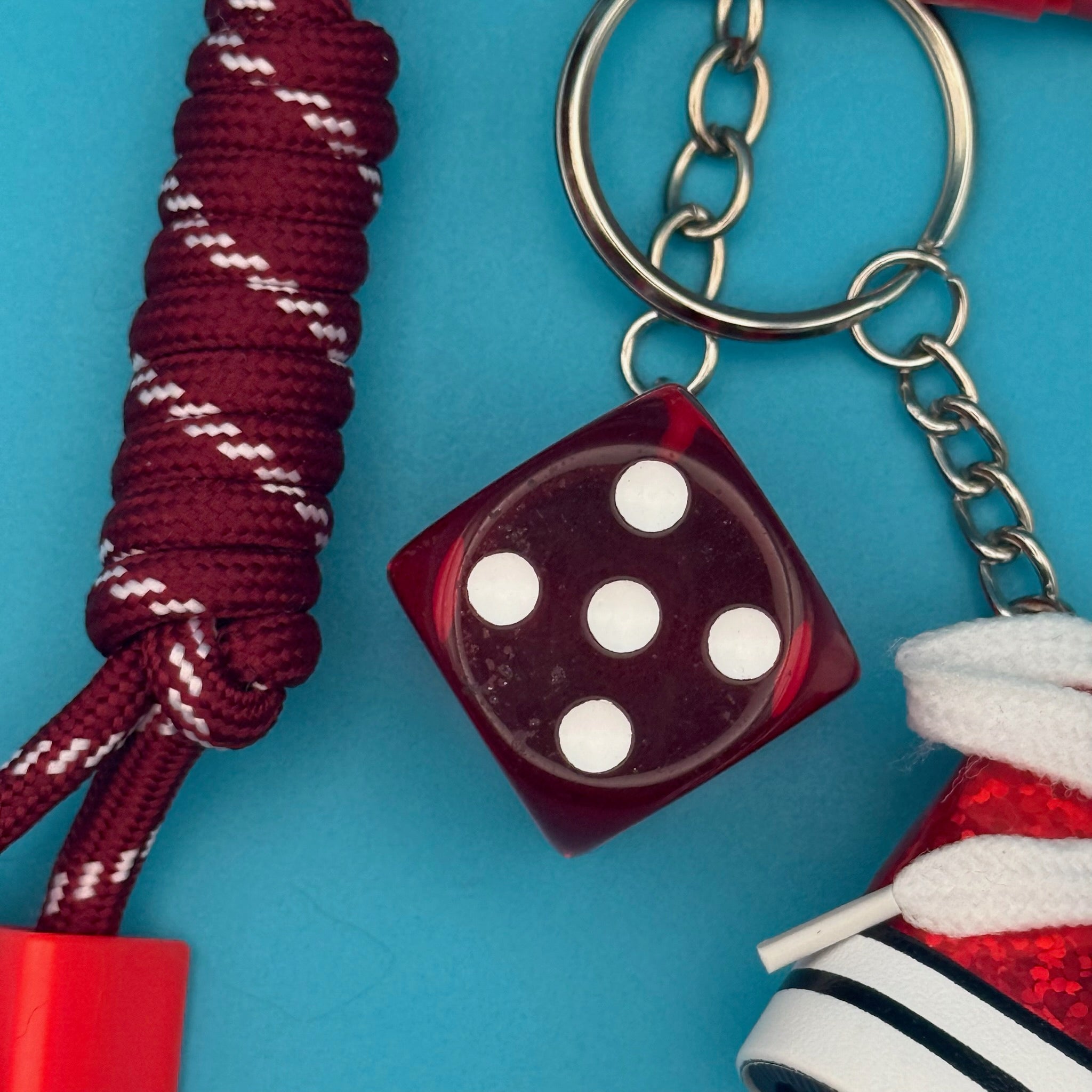 Retro Monochromatic Red   Pack - vintage bag charm packs nostalgia vintage y2k vintage keychain vintage charms for bag nostalgia vintage keychains y2k collectible - Bag Crap