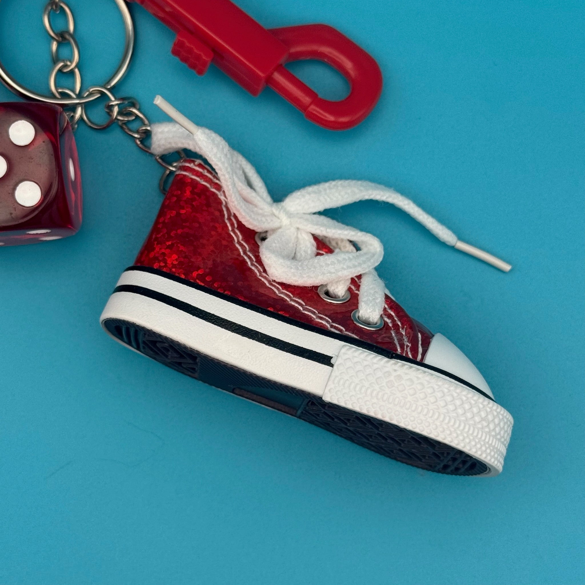 Retro Monochromatic Red   Pack - vintage bag charm packs nostalgia vintage y2k vintage keychain vintage charms for bag nostalgia vintage keychains y2k collectible - Bag Crap