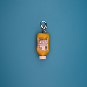 Mini Heinz Yellow Mustard -  vintage keychain vintage charms for bag nostalgia vintage keychains y2k collectible - Bag Crap